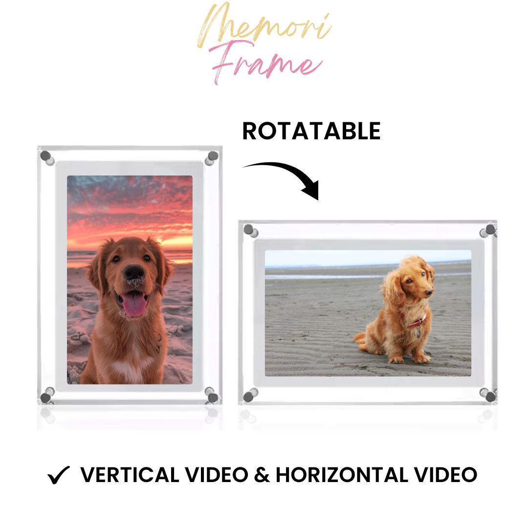 MemoriFrame™ - HD 5" Acrylic Digital Frame